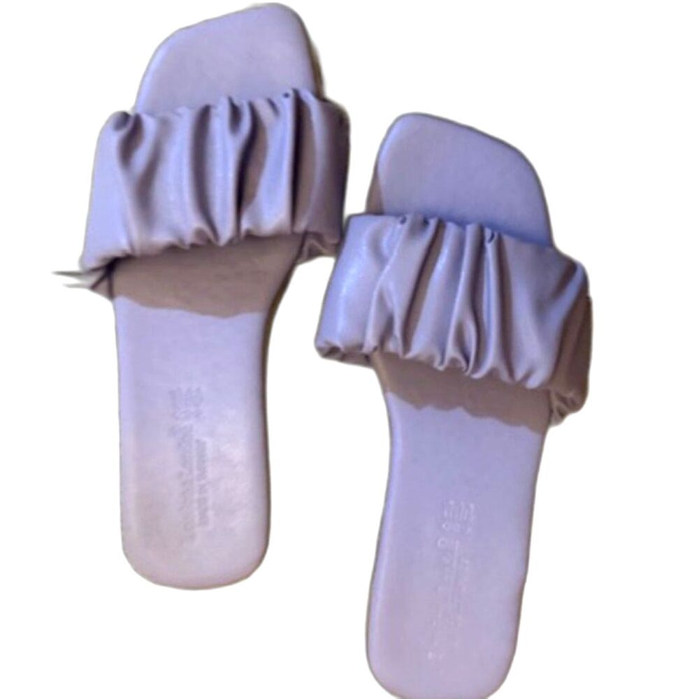 Women's Lavender Slide Sandals